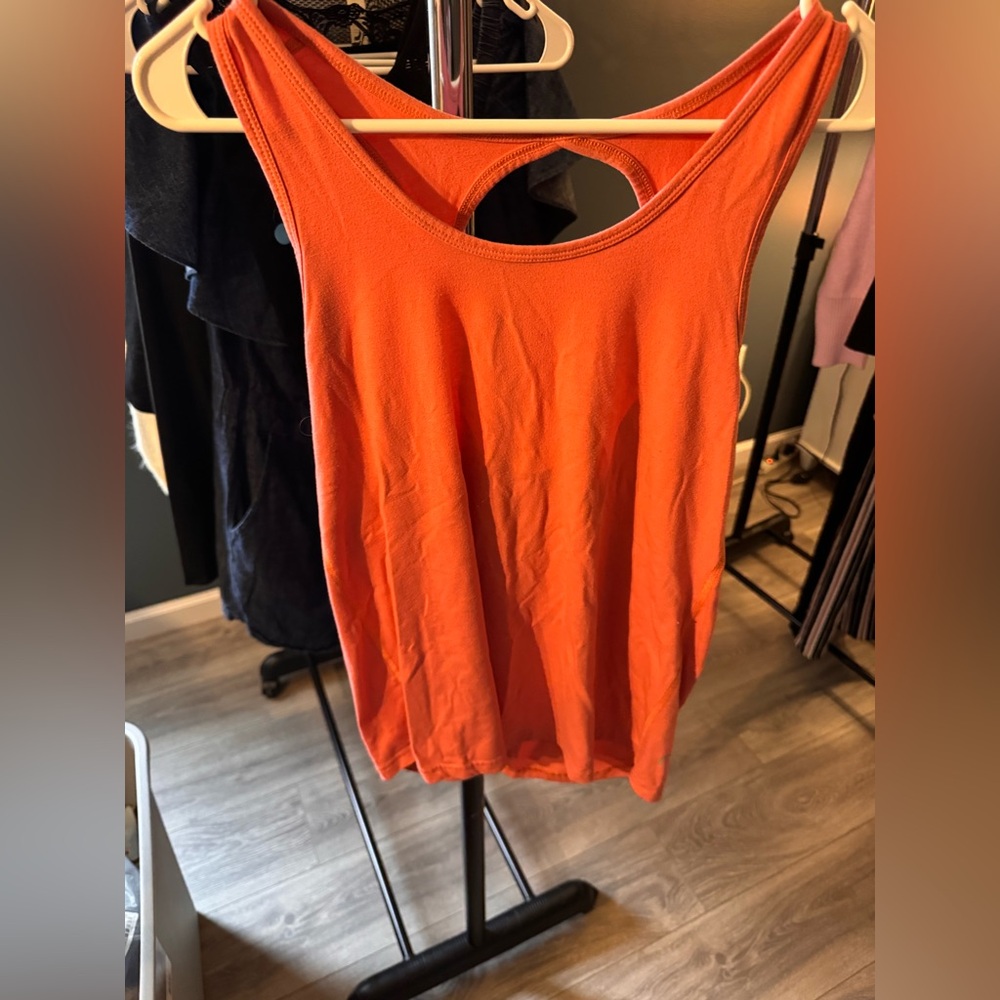 Light Orange/ Peach Sleeveless Women's Top